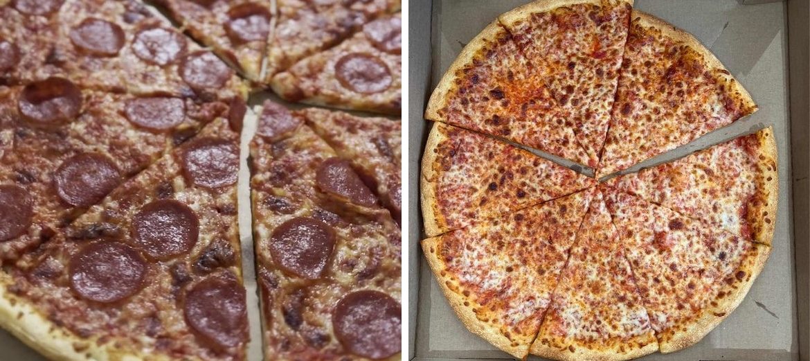 Zinella's Pizzas Menu